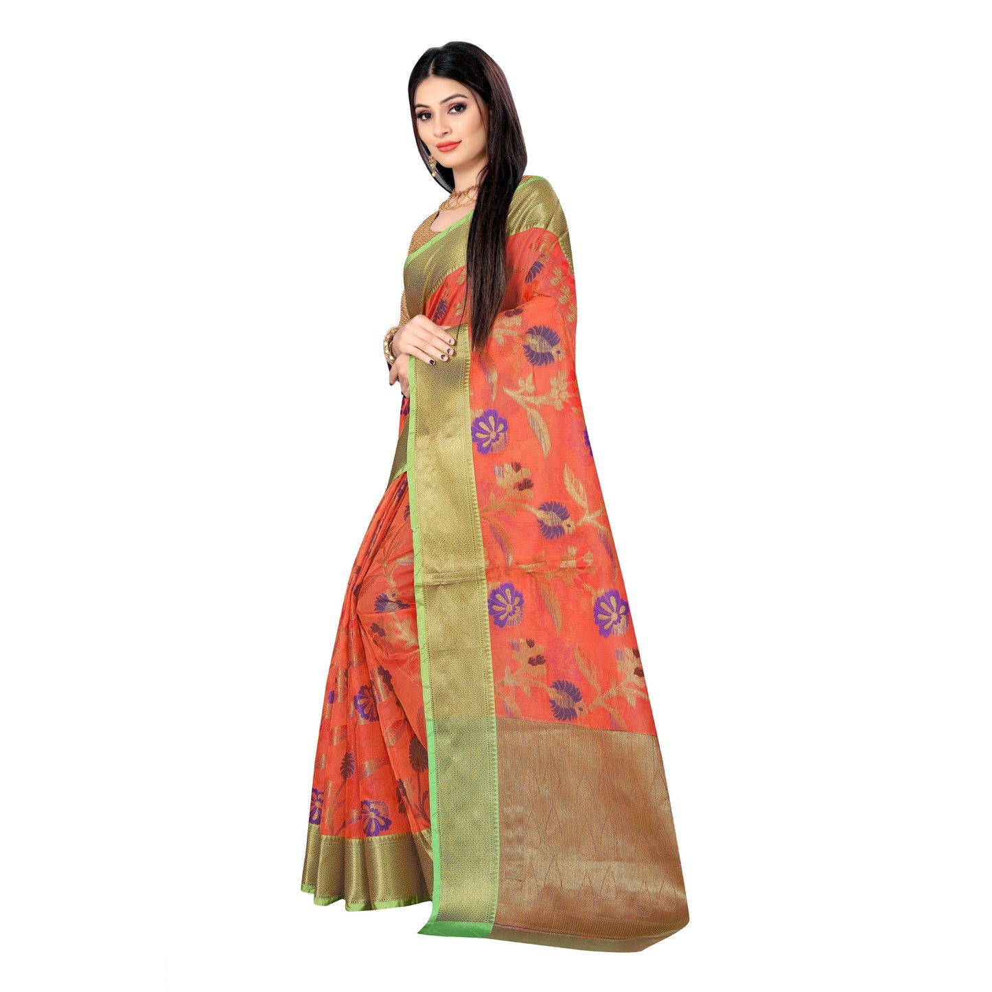 Anshula woven Rangeela Pattu Art Silk Saree